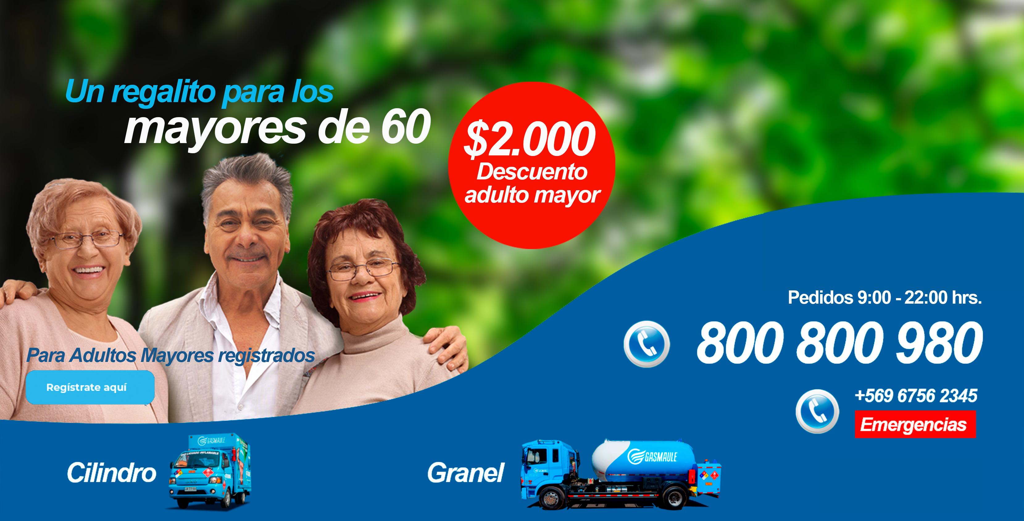 Descuento Adulto Mayor para siempre
